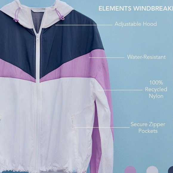 NWT Johnnie Was Calme Darling Element Windbreaker! Jacket - Picture 10 of 11